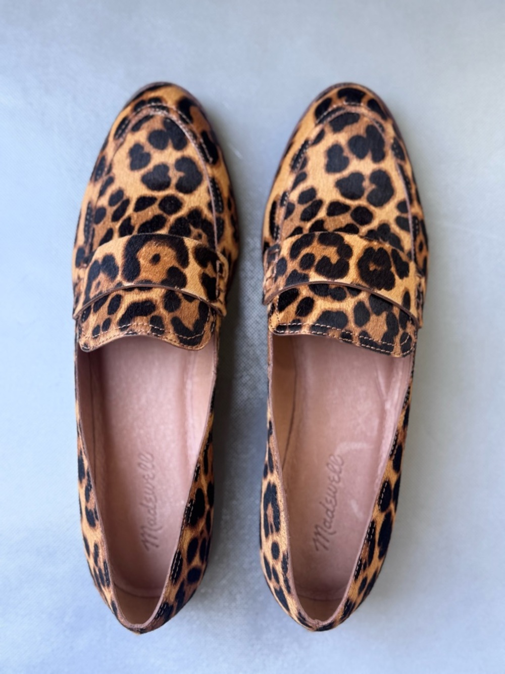 Madewell The Alex Loafer in Leopard Calf Hair - Picture 7 of 8